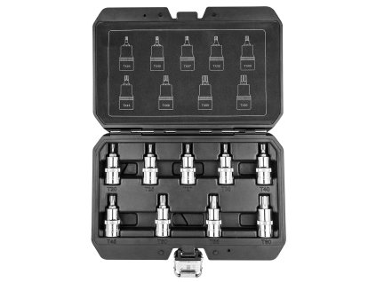 Gola sada 1/2" torx 55mm, 9 ks sada 08-707
