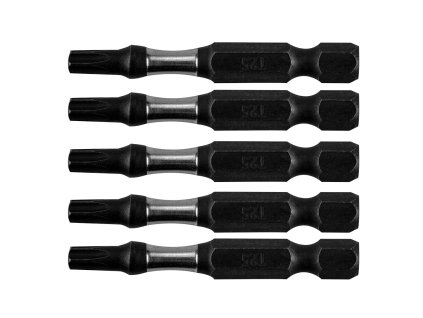 Rázové bity S2, 50 mm, T25 – 5 kusů. 09-585