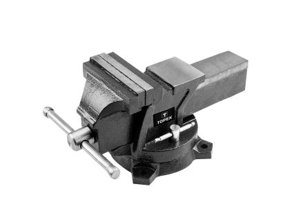 Svěrák litinový pevný s otočnou základnou, 150 mm 07A215