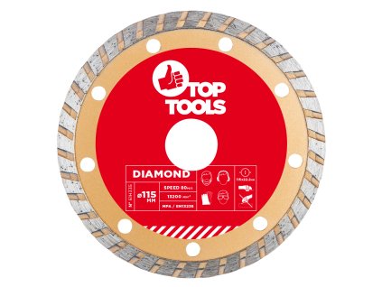 Diamantový kotouč, 115 x 22.2 mm, Turbo 61H335