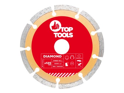 Diamantový kotouč, 125 x 22.2 mm, segment 61H325