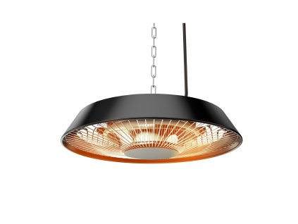 Stropní ohřívač 1500 W, hliníkový, bez dálkového ovládání, vypínač, halogenová žárovka, IP44 90-037