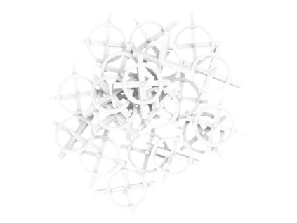 Distanční křížky s kruhem 3,0 mm, 100 ks. 61-116