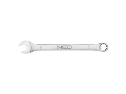 Klíč očkoplochý 7 x 110 mm, CrV, DIN3113 09-651