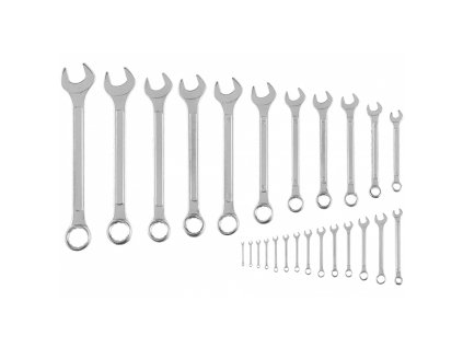 Klíče očkoploché sada 6-32, 25 ks 35D370