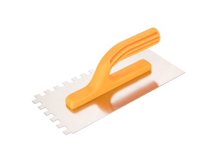 Zednické hladítko zubaté, 8 x 8 x 8 mm, 280 x 130 mm 13A288