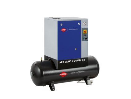 Šroubový kompresor APS 7 Basic G2 Combi 10 bar 7.5 HP/5.5 kW 690 l/min 200 l 362907