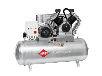 Kompresor G 2500-500 SD Pro 11 barů 20 KM/15 kW 400V 1420 l/min 500 l galvanizovaný - hvězdový-trojúhelníkový spínač