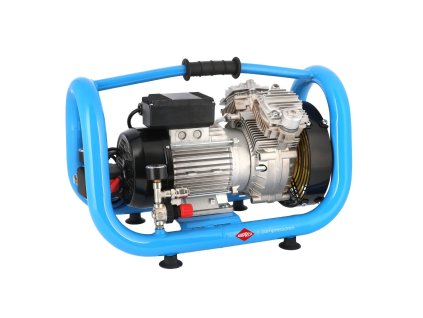 Malý bezolejový dvouválcový kompresor LMO 5-380 10 bar 2 KM/1.5 kW 304 l/min 5 l tichý 36576