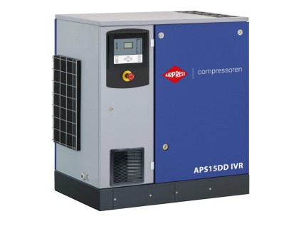 Šroubový kompresor APS 15DD IVR 12.5 bar 15 HP/11 kW 265-1860 l/min