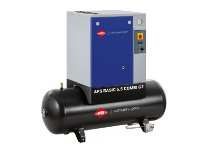 Šroubový kompresor APS 5.5 Basic G2 Combi 10 barů 5,5 KM/4 kW 516 l/min 200 l 362905