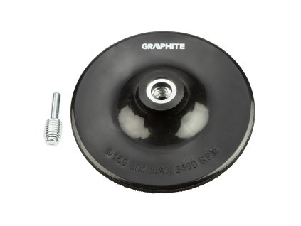 Pružný kotouč se suchým zipem 150 mm x M14 + trn 55H929