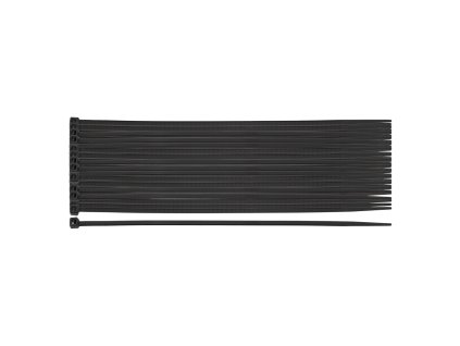 Kabelové pásky EXTREME 2,5×100 mm, černé, 100 ks.