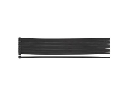 Kabelové pásky EXTREME 2,5×200 mm, černé, 20 ks.