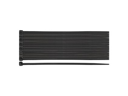 Kabelové pásky EXTREME 2,5×80 mm, černé, 100 ks. 01-620