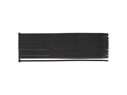 Kabelové pásky EXTREME 3,6×200 mm, černé, 100 ks. 01-628