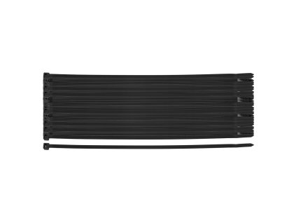 Kabelové pásky EXTREME 4,8×200 mm, černé, 100 ks.