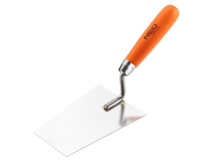 Zednická lžíce lichoběžníková, 140 mm, dřevěná rukojeť 50-141