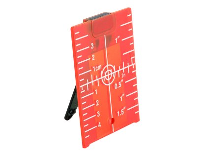 Cílová deska pro lasery, červená 75-130