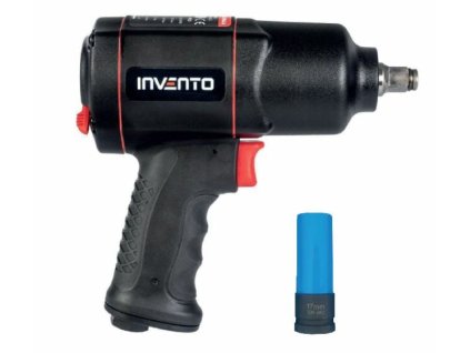 Pneumatický rázový utahovák 1/2", 1600 Nm + 17mm zásuvka na ALU kola
