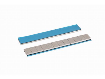 ALU SLIM 12 x 5g ocelové přilnavé závaží kolečka - šedá