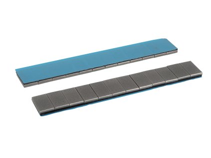 ALU SLIM - FE 12 x 5g nalepovací kolečko závaží čtvercové - úhlově šedé 50 ks