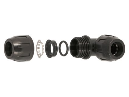 Spojka na trubky 90 st fi 40 mm polymerová 9ALR9C40