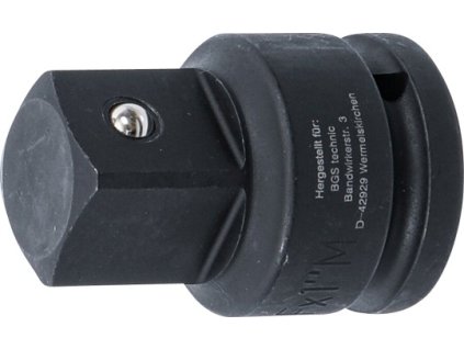 Rázový adaptér | vnitřní čtverec 20 mm (3/4") - vnější čtverec 25 mm (1")