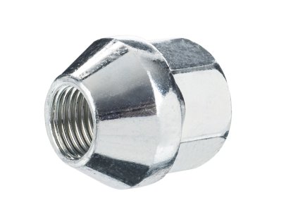 Matice na hliníkové ráfky M12x1,25 25mm/ Zinek - (otevřeno s přírubou) k19