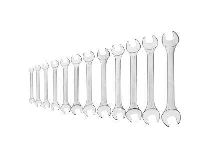 Ploché klíče oboustranné 6-32 mm, sada 12 ks 09-852