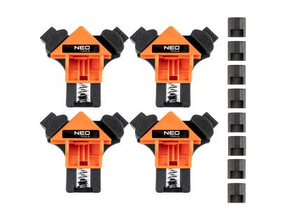 Rohová opěrka, šikmá, 4-dílná sada 45-492