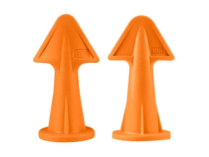 Silikonové špachtle 2 kusy, 6,5R, 10R 56-016