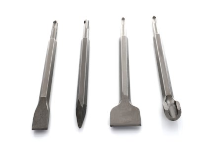 Dláta na betón SDS Plus, sada 4 dláta TA4044