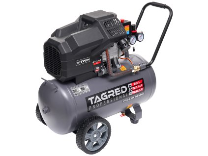 Dvojpiestový kompresor 50 l, olejový kompresor TAGRED Pro Line 10 BAR V2 TA365 - 7