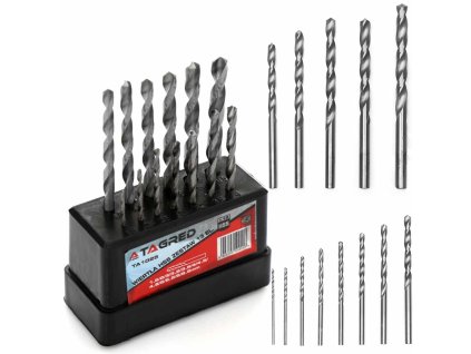 Sada vrtákov do kovu HSS, vrtáky 1,5-6,5 mm 13 ks TA1025