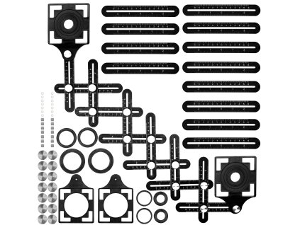 Šablóna na označenie otvorov na plochých povrchoch, glazúre, dlaždiciach, 17-el, TA4105