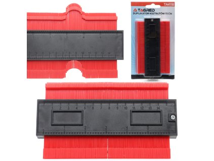 Šablóna na kopírovanie tvarov, 15 cm TA4110