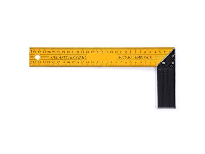 Stolársky uholník s hliníkovou pätkou a stupnicou, 30 cm TA4106