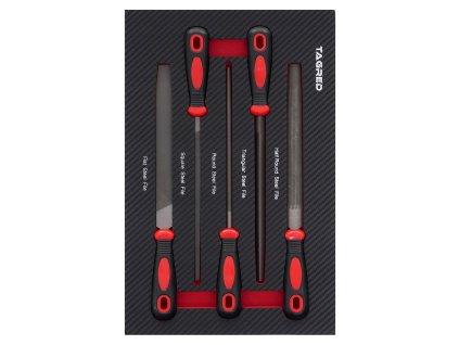 Vložka dielenského vozíka PERFORMANCE, sada pilníkov 5-dielna TA18518