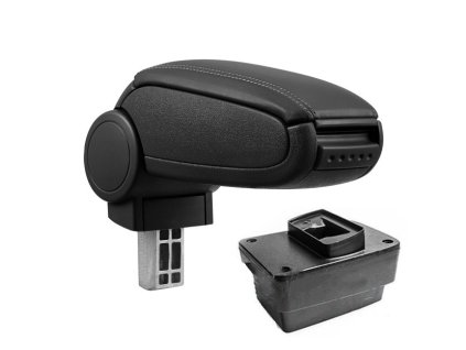 Loketní opěrka Škoda FABIA 3 (SK260) (Materiál Textilní potah opěrky, Barva Černá barva)