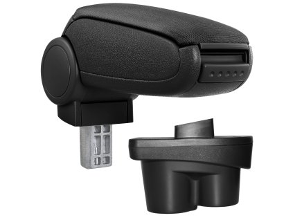 Loketní opěrka Opel CORSA E (Materiál Textilní potah opěrky, Barva Černá barva)