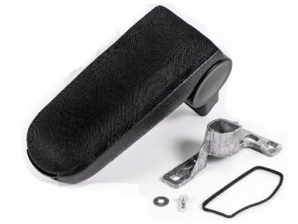 Loketní opěrka AUDI A4 model B5 (Materiál Textilní potah opěrky, Barva Černá barva)