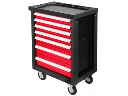 Dílenský vozík/ skříňka na nářadí - 7 šuplíků Red/Black