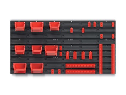 Stena na náradie 78x39,5cm + 8 boxov a úchyty (1)