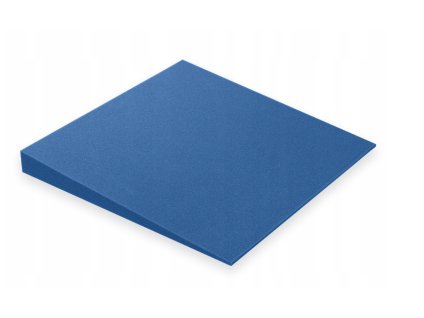 Akustický panel 3D skosený 50x50cm, hrúbka 5cm, modrý (2)