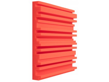 Akustický panel Equalizer 50x50cm, hrúbka 7cm, oranžový (10)