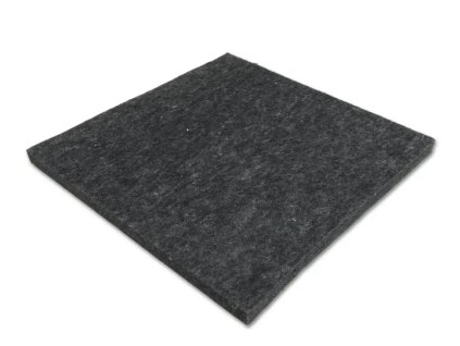 Akustický panel polyester 50x50cm, hrúbka 4cm, čierny (5)