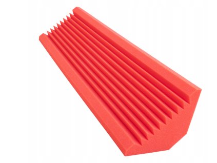 Basová akustická pasca, hranatá, 100x28cm, červená (1)