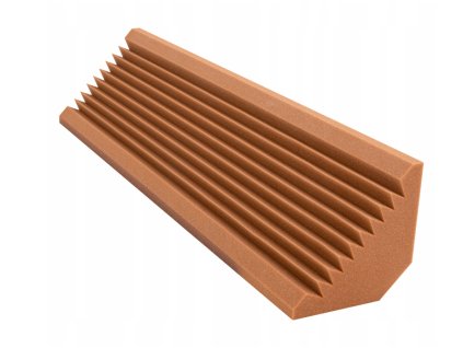 Basová akustická pasca, hranatá, 100x28cm, hnedá (1)