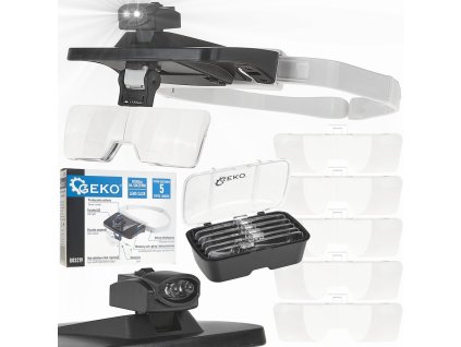 Brýle s lupou LED G03219